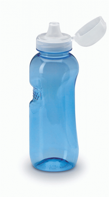 Ergonomie Trinkflasche 500 ml mit Flip Flop 
